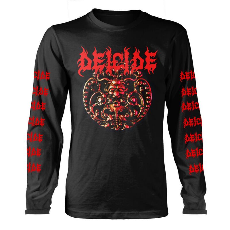 Deicide Langarmshirt - S bis M - für Männer - Größe S - schwarz  - Lizenziertes Merchandise!